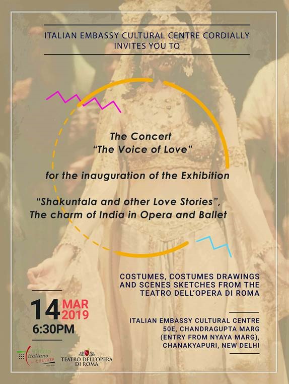 The Concert "The Voice of Love" and the Inauguration of the Exhibition "Shakuntala and Other Love Stories"