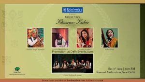 Banyan Tree presents "Khusrau - Kabir" @ Kamani Auditorium, Copernicus Marg, Mandi House | New Delhi | Delhi | India